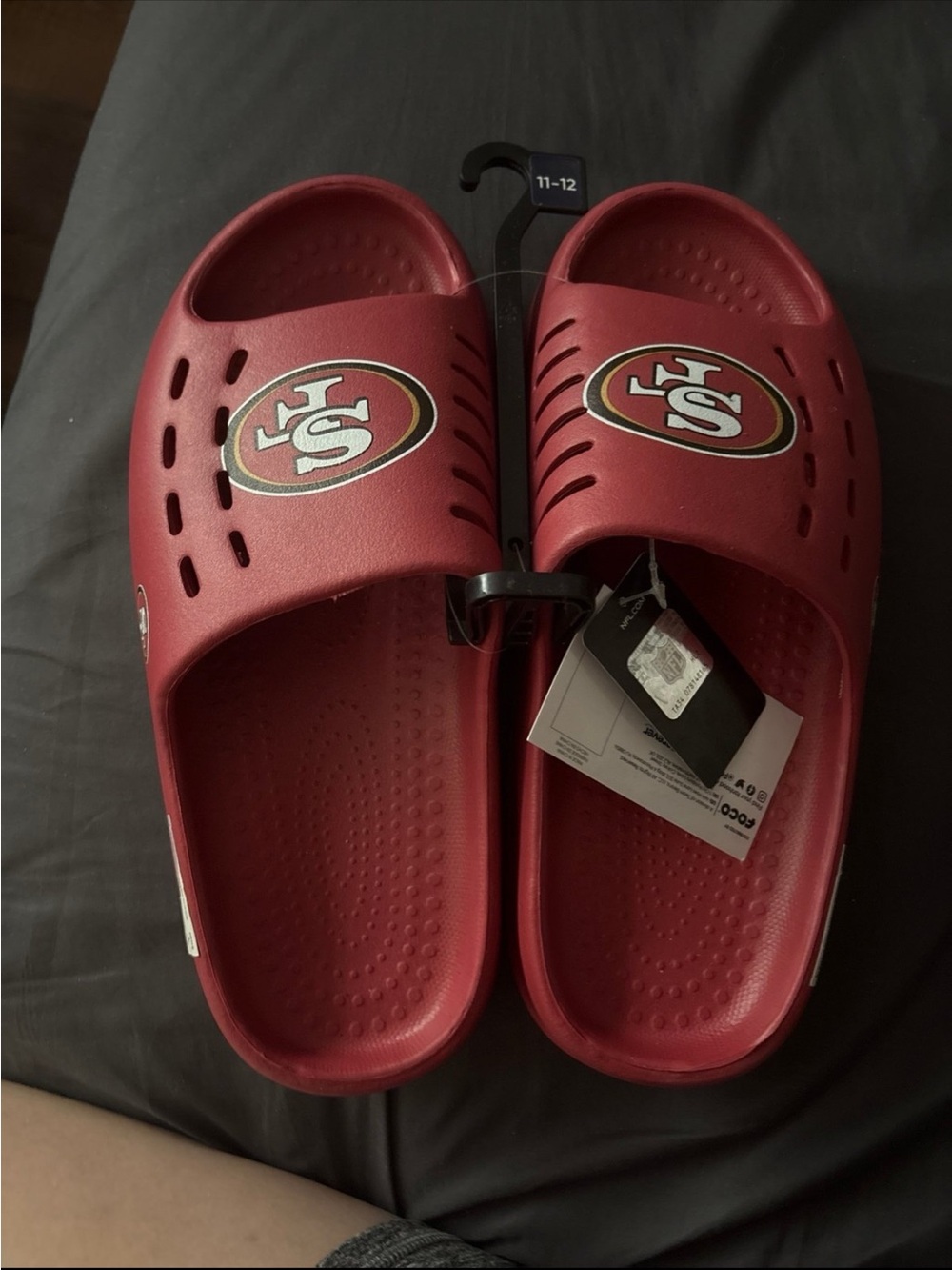 San Francisco 49ers Slide Sandals - Team Red